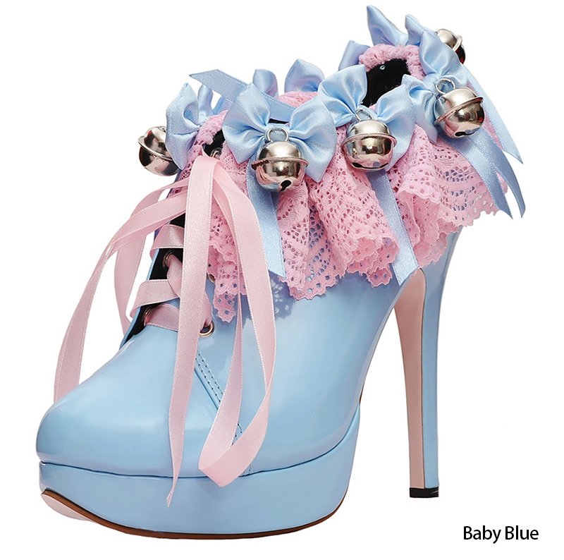 5 inch Prissy Bells Shoes babyblue 01